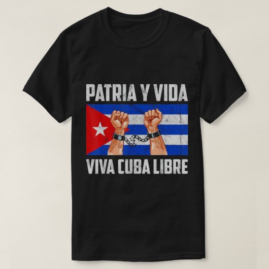 Viva Cuba Libre Patria Y Vida Shirt (Design vorne)