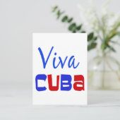 Viva Cuba Postkarte (Stehend Vorderseite)