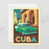 Viva Cuba Postkarte (Vorne/Hinten)