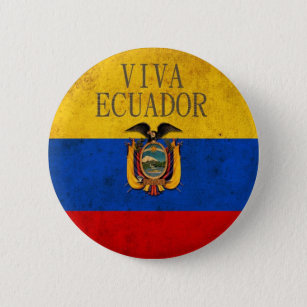 Viva Ecuador Button