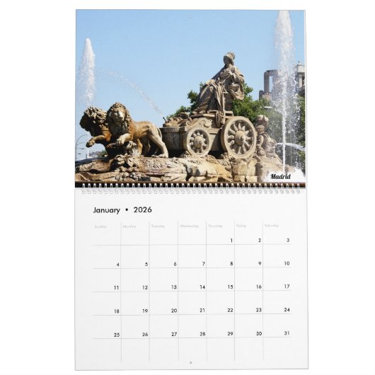 Viva Espana! Kalender (Jan 2026)