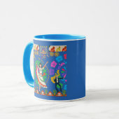 Viva Fiesta Dreams blau Tasse (Vorderseite Links)