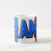 Viva Frankreich! Kaffeetasse (Mittel)