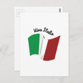 Viva Italia Postkarte (Vorne/Hinten)