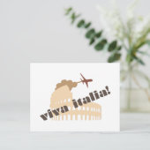 Viva Italia Postkarte (Stehend Vorderseite)