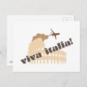 Viva Italia Postkarte (Vorne/Hinten)