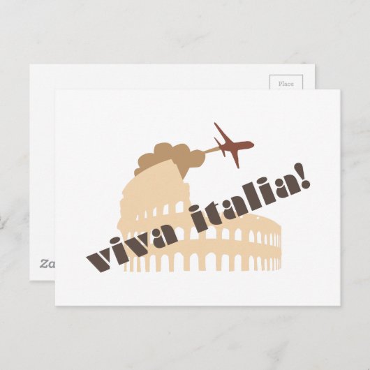 Viva Italia Postkarte (Vorne/Hinten)