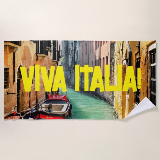 VIVA ITALIA Strandtuch (Vorderseite)