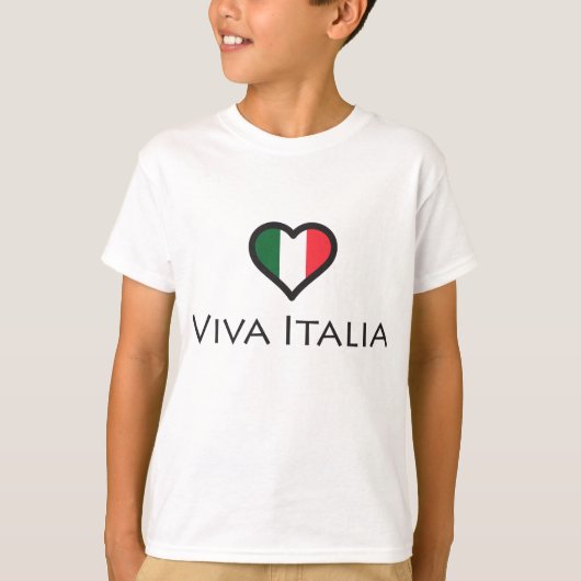 Viva Italien - italienischer Stolz T-Shirt (Vorderseite)