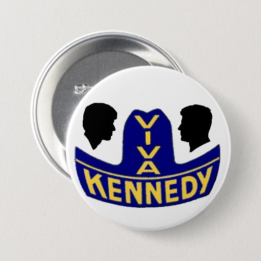 Viva Kennedy Button (Vorne & Hinten)