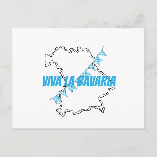 Viva La Bavaria Postkarte (Vorderseite)