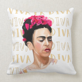 Viva La Diva Frida Kahlo cushion  Kissen