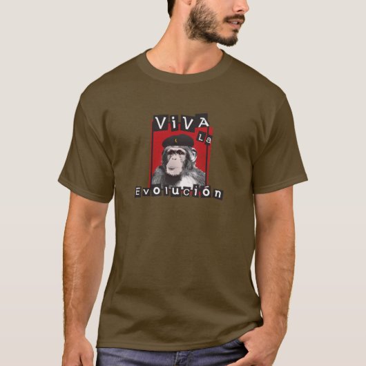 Viva La Evolucion Affe T-Shirt (Vorderseite)