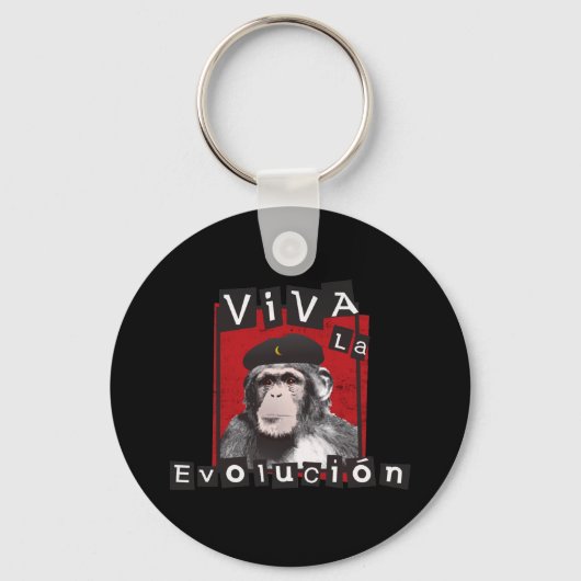 Viva la Evolucion Ape Schlüsselanhänger (Vorderseite)