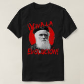 Viva La Evolucion Darwin T-Shirt (Design vorne)