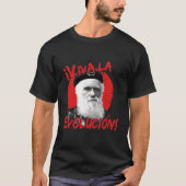 Viva La Evolucion Darwin T-Shirt (Vorderseite)