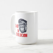 "Viva la Evolucion" (Lange Evolution). Kaffeetasse (Vorderseite Links)