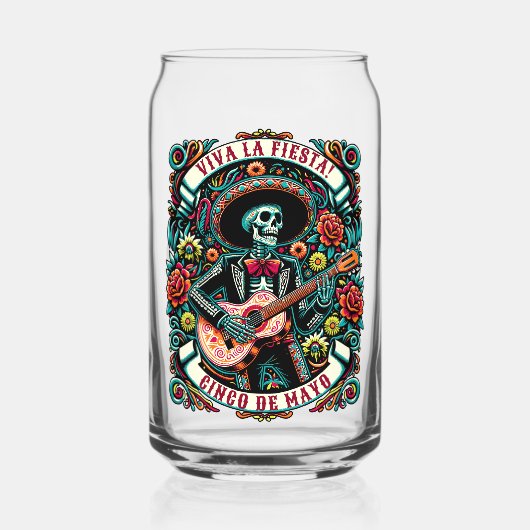 Viva La Fiesta! Cinco de Mayo Design Dosenglas (Vorderseite)