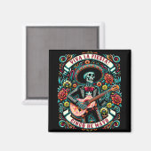 Viva La Fiesta! Cinco de Mayo Design Magnet (Vorderseite/Rückseite)