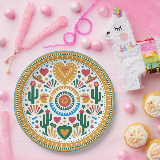 Viva la Fiesta Pappteller (Party)