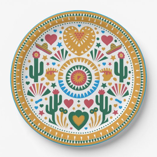 Viva la Fiesta Pappteller (Vorderseite)