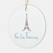 Viva La France French Keramikornament (Links)