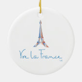 Viva La France French Keramikornament (Hinten)