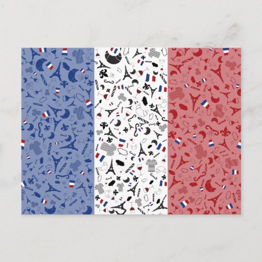 Viva la France Postkarte (Vorderseite)