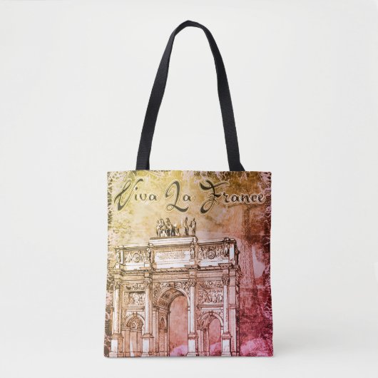 Viva La France Tote Bag Tasche (Vorderseite)