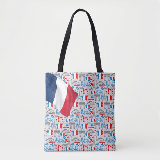 Viva La France Tote Bag Tasche (Vorderseite)