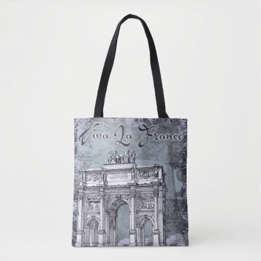 Viva La France Tote Bag Tasche (Vorderseite)