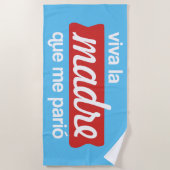 Viva la madre que me parió strandtuch (Vorderseite)