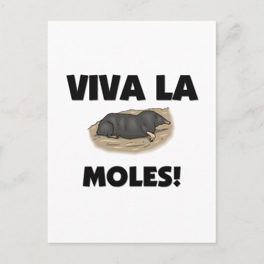 Viva La Moles Postkarte (Vorderseite)