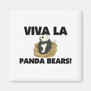 Viva La-Panda-Bären Magnet