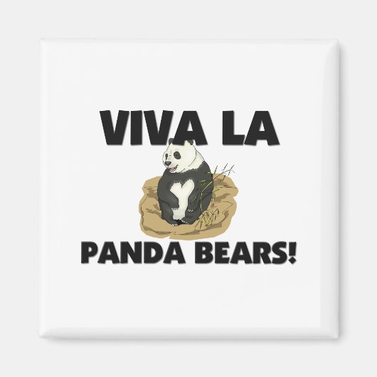 Viva La Panda Bears Magnet (Vorne)
