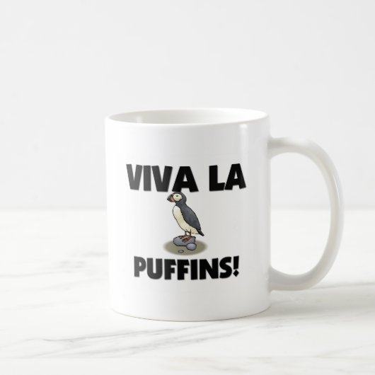 Viva La-Papageientaucher Kaffeetasse (Rechts)