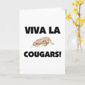 Viva La-Pumas Karte (Gelbe Blume)