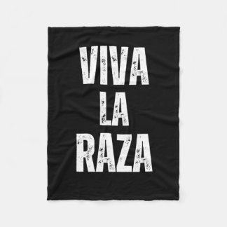 Viva La Raza Immigration Rights Anti Trump 2025 Fleecedecke