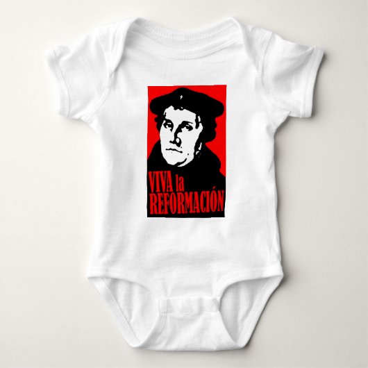 Viva La Reformacion LUTHER Baby Strampler (Vorderseite)