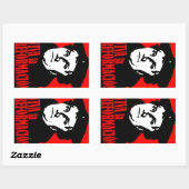 Viva la Reformacion LUTHER Rechteckiger Aufkleber (Blatt)