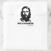 Viva La Resurrecion Runder Aufkleber (Tasche)