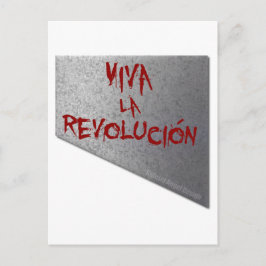 Viva la Revolucion Guillotine Postkarte