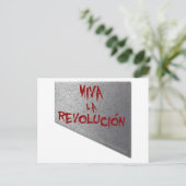 Viva la Revolucion Guillotine Postkarte (Stehend Vorderseite)