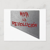 Viva la Revolucion Guillotine Postkarte (Vorderseite)