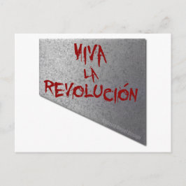 Viva la Revolucion Guillotine Postkarte