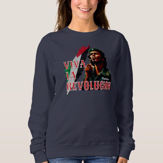 Viva La Revolucion Palestine Sweatshirt (Vorderseite)