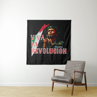 Viva La Revolucion Palestine Wandteppich