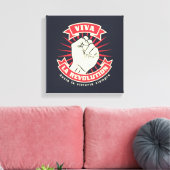 Viva La Revolution Leinwanddruck (Insitu (Wohnzimmer))