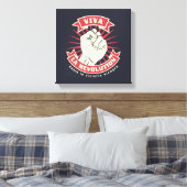Viva La Revolution Leinwanddruck (Insitu (Schlafzimmer))