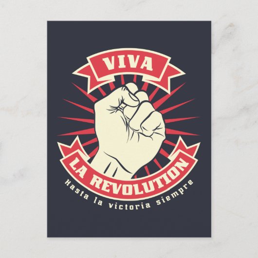 Viva La Revolution Postkarte (Vorderseite)